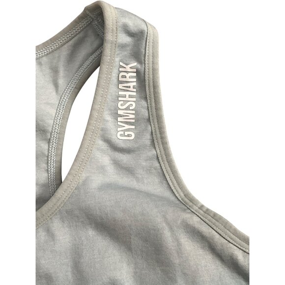Gymshark Womens Ombre Racerback Sports Bra Medium Light Blue - Picture 3 of 5